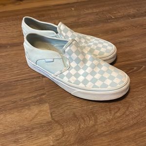 COPY - Blue Checkered Vans